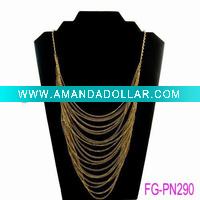 charm necklace ,costume jewelry