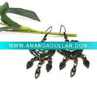 Wholesale 2011 the cheapest fashion hot selling costume jewelry crystal earring