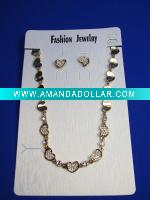 Wholesale N-1113,necklace,jewelry set,necklace,earrings,oranment,alloy jewelry