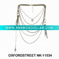 Wholesale fashion layers chain necklace NK-11534