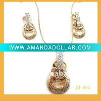 Wholesale 2011 fashion trend alloy jewelry set