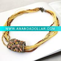 Hot sale multi beads necklace