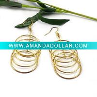 Wholesale 2011 the most popular cheapest fashion costume jewelry crystal earring