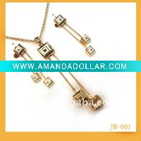 Wholesale 2011 fashion trend alloy jewelry set
