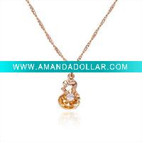 Wholesale 18k gold plate.costume jewelry,copper alloy,charm pendant jewelry