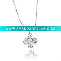 Wholesale Manufactuer directly sale,costume jewelry. lovely flower pendant jewelry