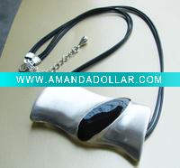 Wholesale fashion jewelry, leather rope, metal alloy, artificial jewelry