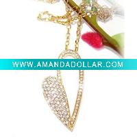 Wholesale alloy necklace heart style