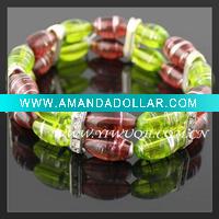 2010 New design glass Beaded Bracelet