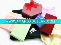 Wholesale Small jewelry gift box with velvet insert and hooks