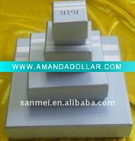 high-quality gray paper jewelry/gift packing box