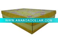 Wholesale LID AND BASE PAPER FLORAL BOX