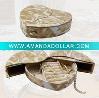 Wholesale Heartshape jewelry gift box with ribbon
