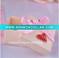 Wholesale high quality and fashion paper jewelry box