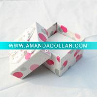 Wholesale 4.5*4.5*3cm ring box earrings box jewelry box gift boxes