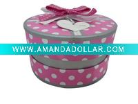 CUTE DESIGN PAPER ROUND BOX