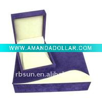 Wholesale velvet jewelry packaging box