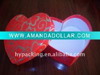 Wholesale beautiful heart shape Christmas gift box