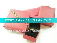 fashion pu leather jewelry packing boxes