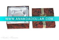 Jewelry Gift Box with foam inside and ribbon cover