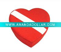 pink heart-shaped gift boxes