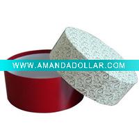 Wholesale round cardboard gift box for jewelry