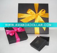 Wholesale ribbon bow jewelry gift box
