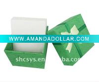 Wholesale Green Jewelry Knot Hard Gift Box Case