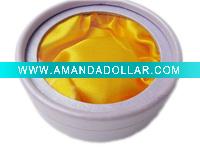 round jewelry box with round PVC window