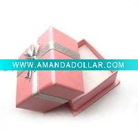 Wholesale jewelry gift box with ribbon bow