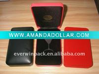 Wholesale metal with velvet jewelry medal cufflink coin badge gifts box