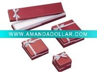 Wholesale cheap red paper jewelry box
