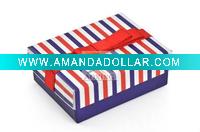2011 white wedding cardboard gift box D202