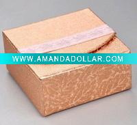 Wholesale yellow fashion design handmade paper gift box