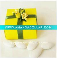 Yellow Color Paper Gift Box