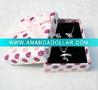 Wholesale 9*7*2.7cm ring box necklace box earrings box jewelry box gift boxes