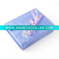 2011 paper gift box with pink ribbon