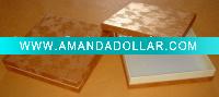 Wholesale low price high quality gold color paper gift box