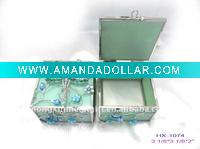 Wholesale Dragonfly pewter jewellery gift box HX-1074