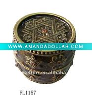 Wholesale 2011 hot metal Judaism jewelry box,Metal Judah jewelry box