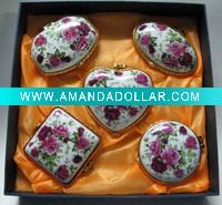 Wholesale porcelain jewelry box