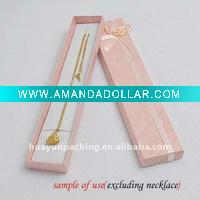 Wholesale Pink Jewellery Necklace Paper Gift Present box