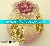 Wholesale metal jewelry box;decoration craft
