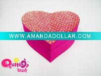 Wholesale fashion makeup wooden Jewelry Box new products