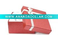 Wholesale fashion red paper gift jewelery box