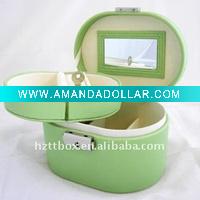 Wholesale Fashion leather jewelry box,gift box,made of pvc