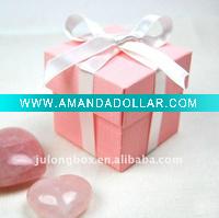 Wholesale paper jewelry box pink /gift box paper pink/small paper gift boxes/gift set paper jewelry boxes