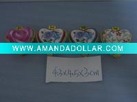 Wholesale Wedding gifts/Porcelain Jewelry box/Jewellery box/ring box/gift box/trinket box