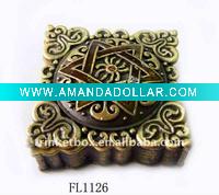 Wholesale 2011 hot metal Judaism jewelry box,Metal Judah jewelry box
