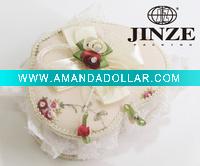 fabric gift jewelry box